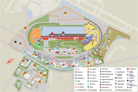 daytona speedway map.